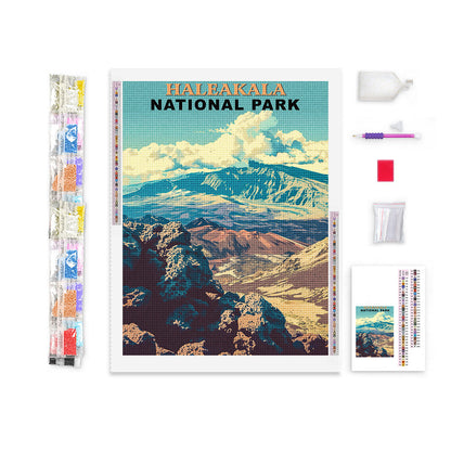 Haleakala National Park Diamond Painting (Vintage Edition)