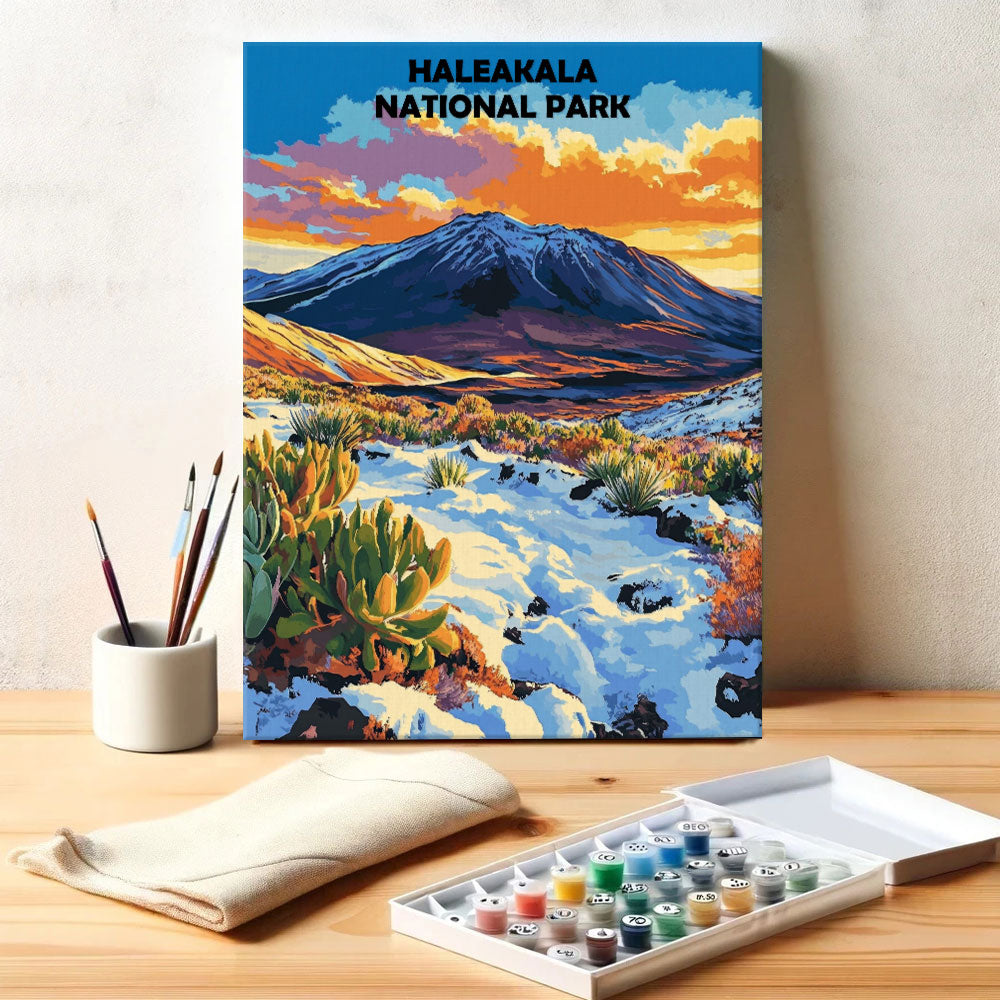 Haleakala National Park Winter | Paint by Numbers Kit