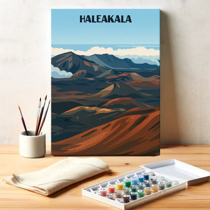 Haleakala National Park Beginner | Paint by Numbers Kit