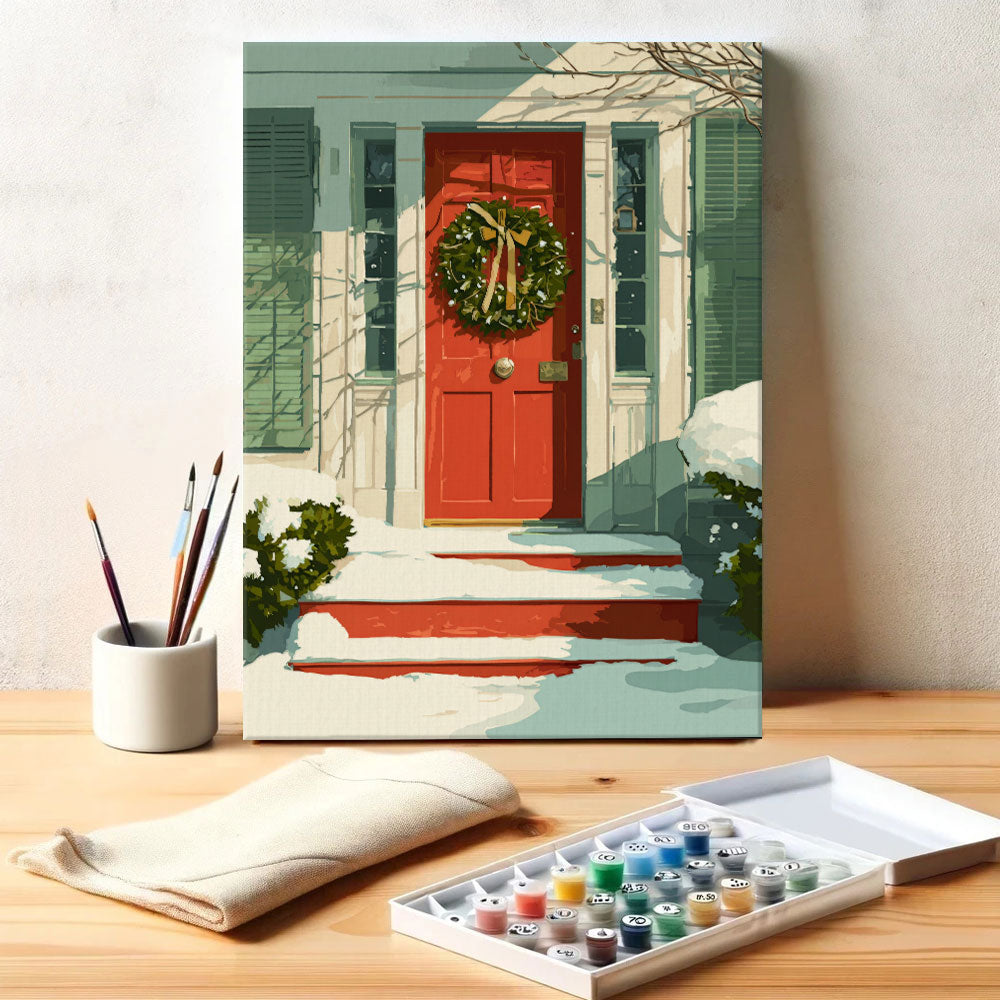 Holiday Welcome | Paint by Numbers Kit