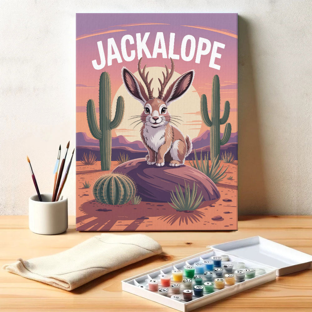 Jackalope - American Legends | Paint by Numbers Kit