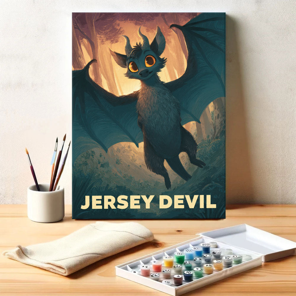 Jersey Devil - American Legends | Paint by Numbers Kit