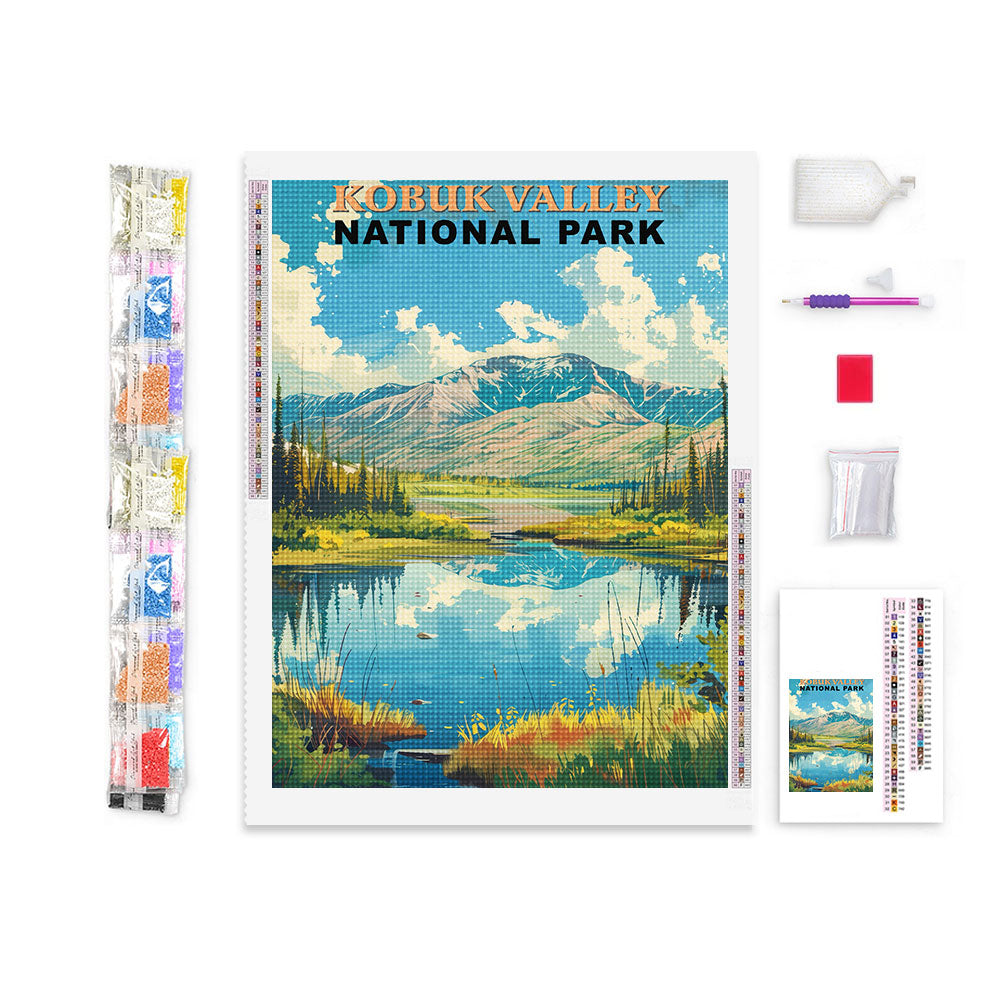 Kobuk Valley National Park Diamond Painting (Vintage Edition)