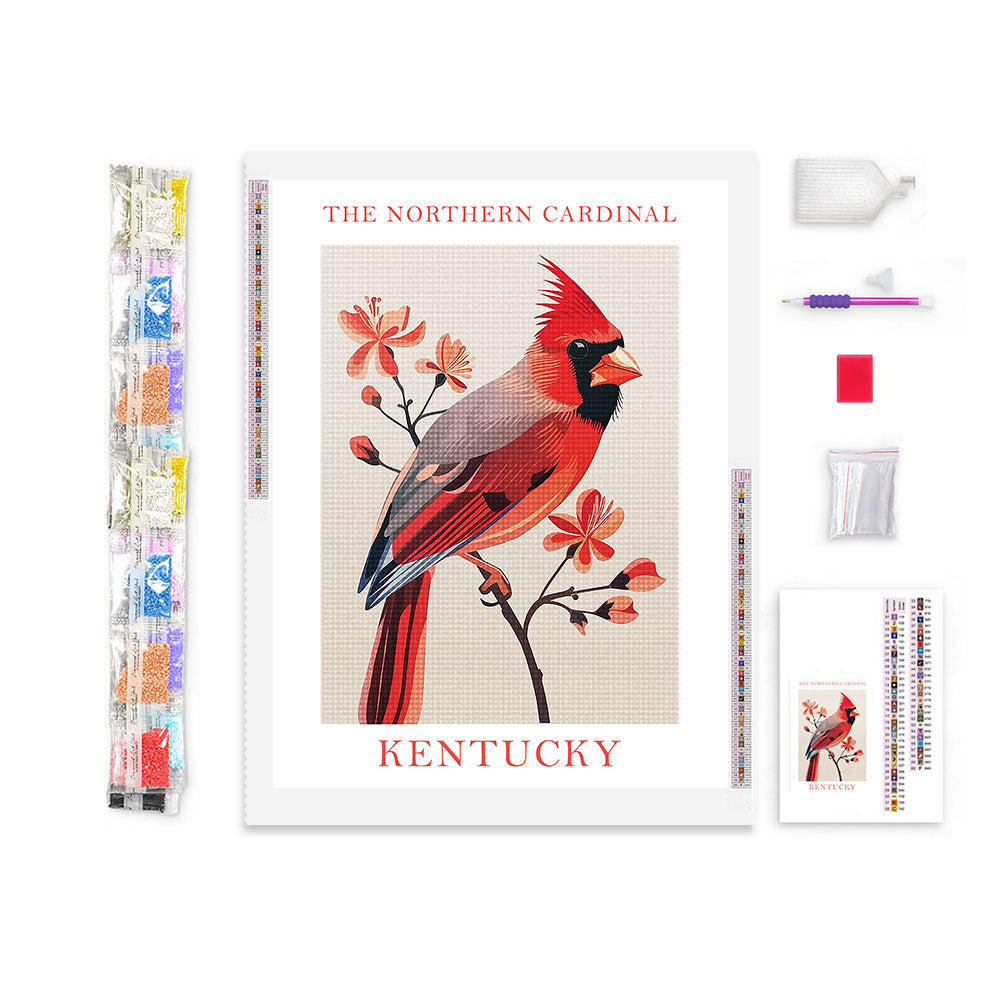 Kentucky State Bird Diamond Painting