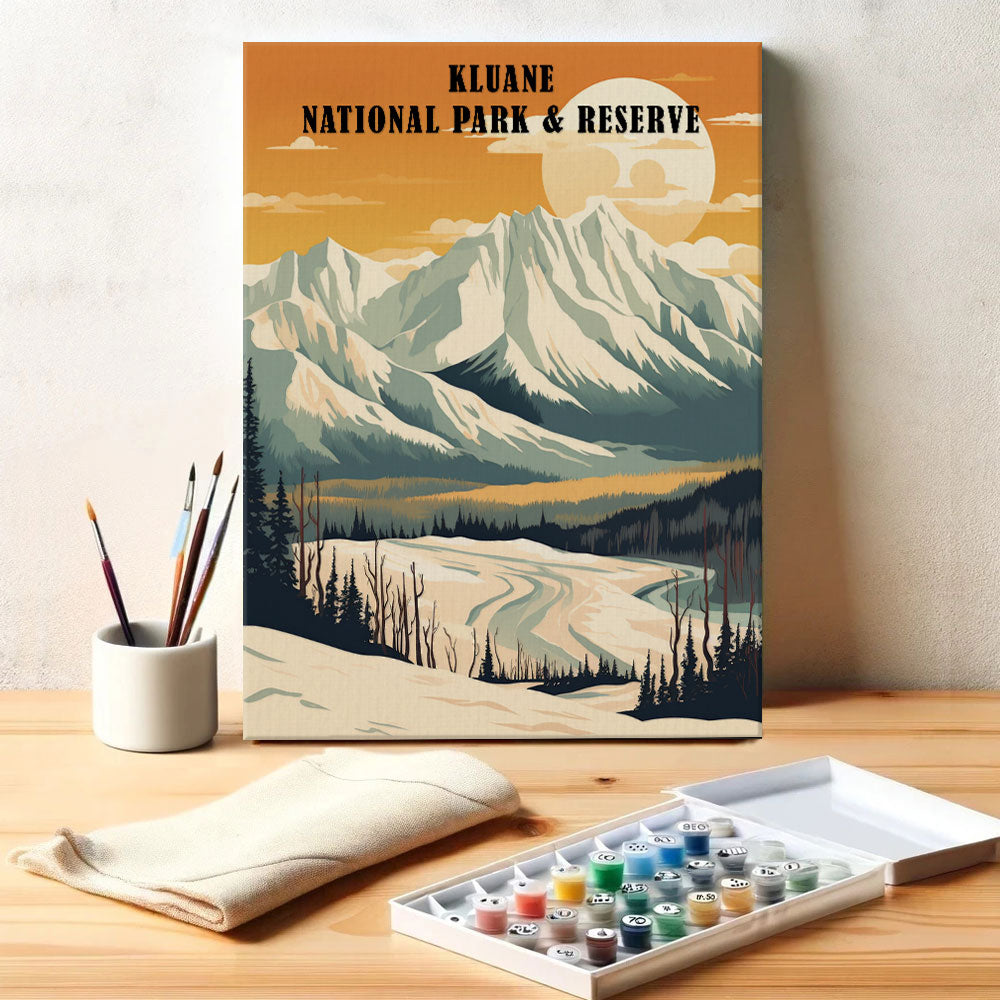 Kluane National Park & Reserve | Paint by Numbers Kit