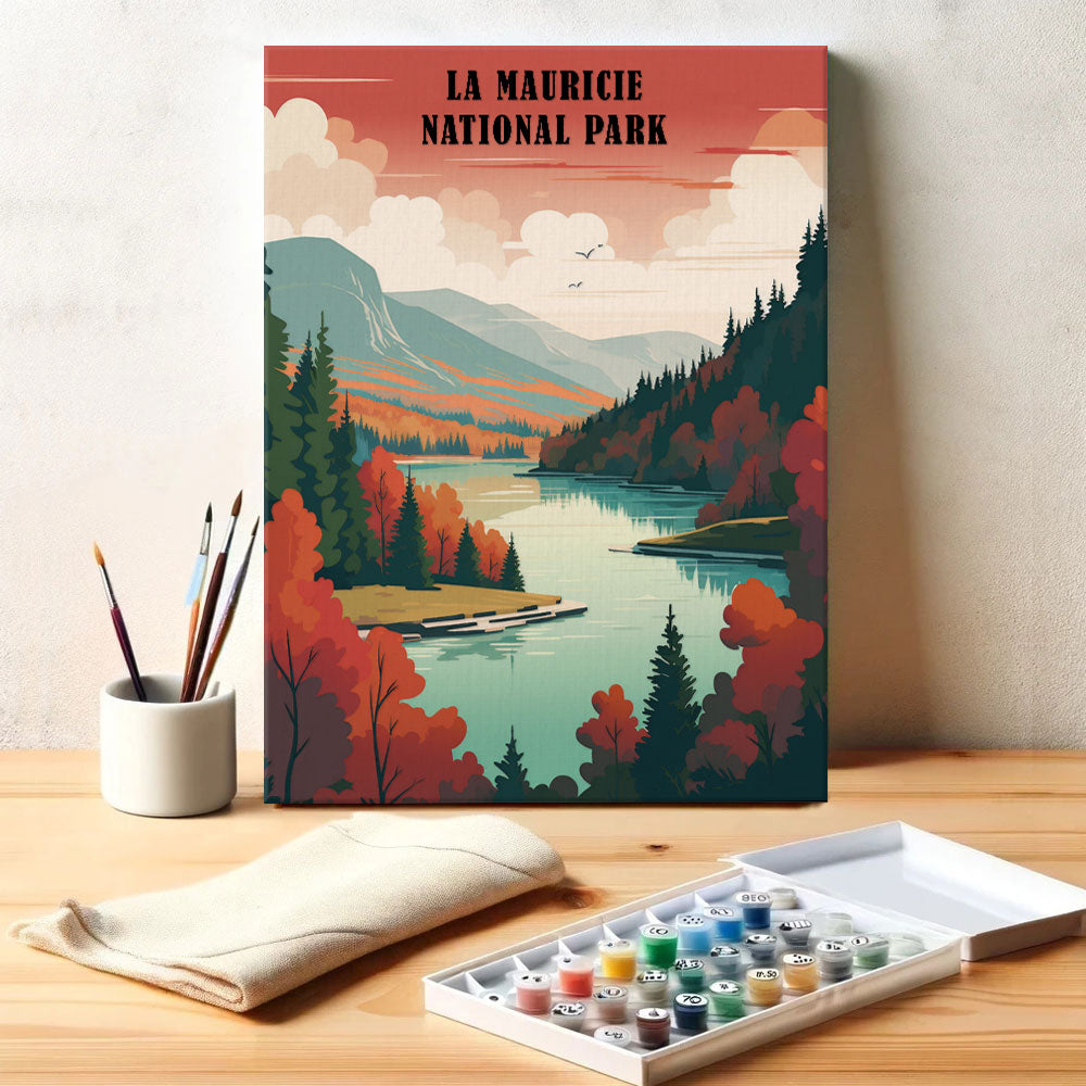 La Mauricie National Park | Paint by Numbers Kit