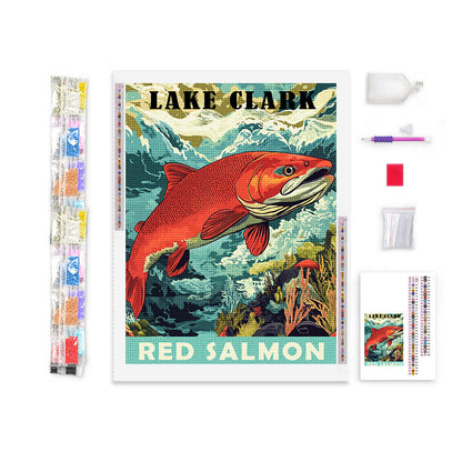 Lake Clark National Park Animal Diamond Painting