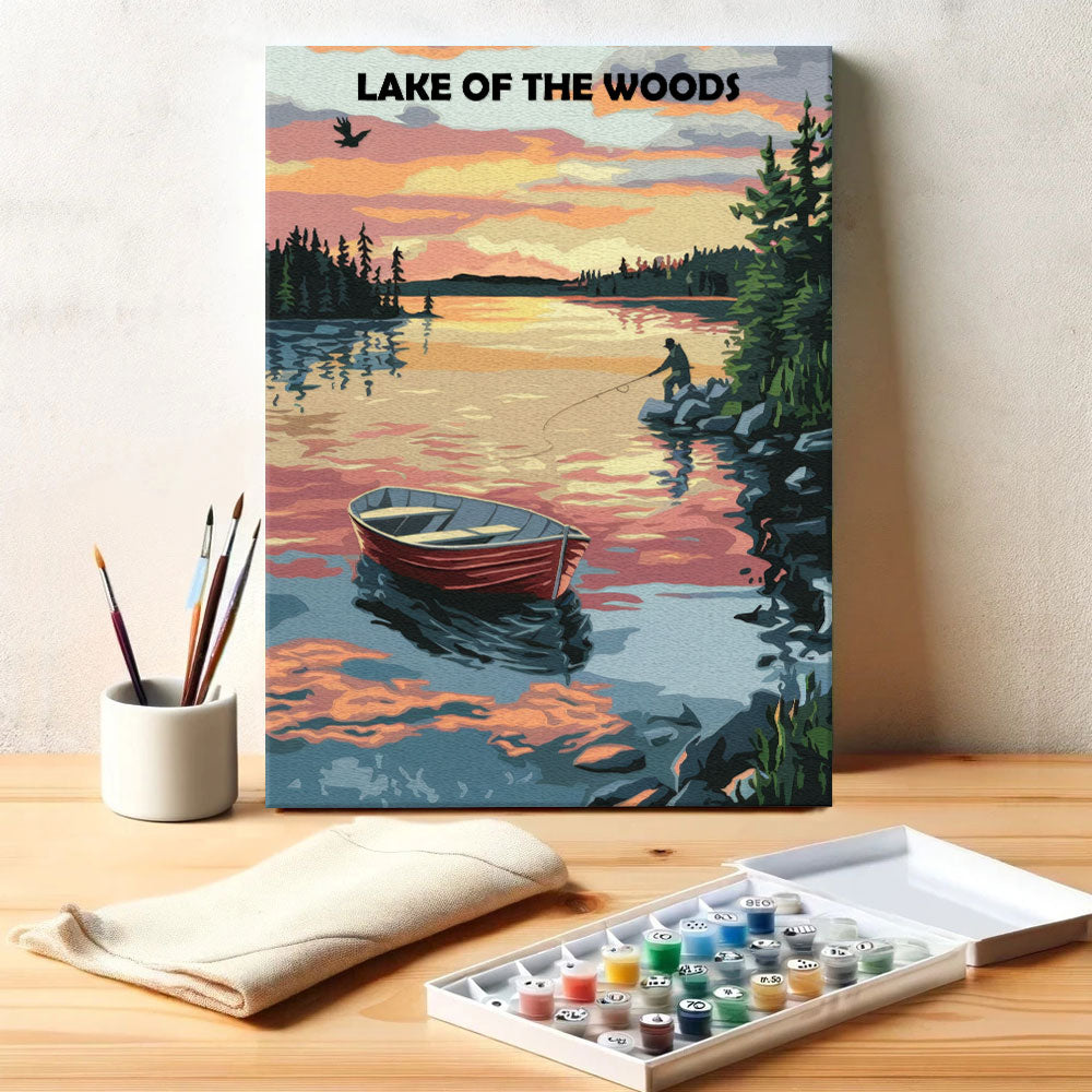 Lake of the Woods | Paint by Numbers Kit