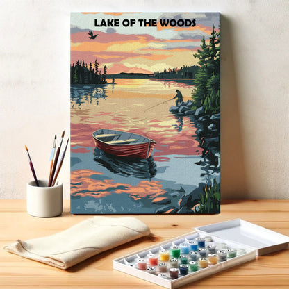 Lake of the Woods | Paint by Numbers Kit