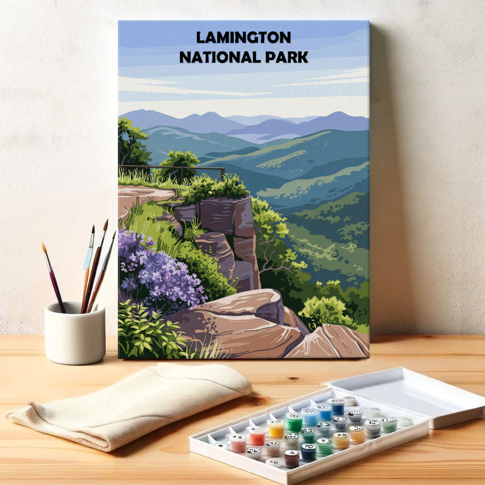 Lamington AU National Park | Paint by Numbers Kit
