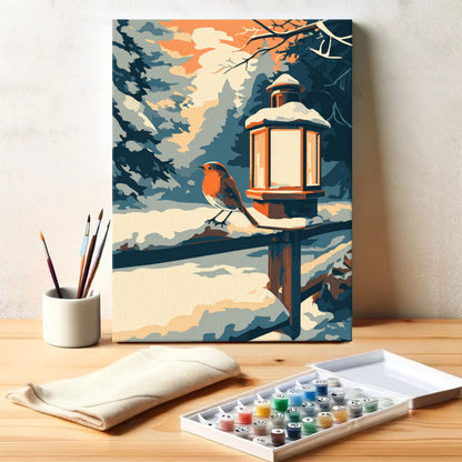 Lantern Bird | Paint by Numbers Kit