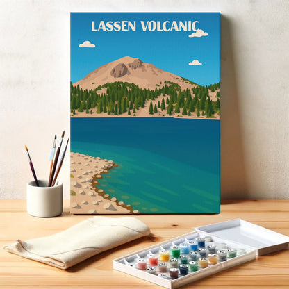 Lassen Volcanic National Park Beginner | Paint by Numbers Kit