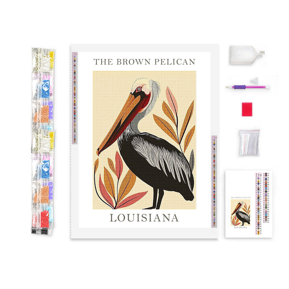 Louisiana State Bird Diamond Painting