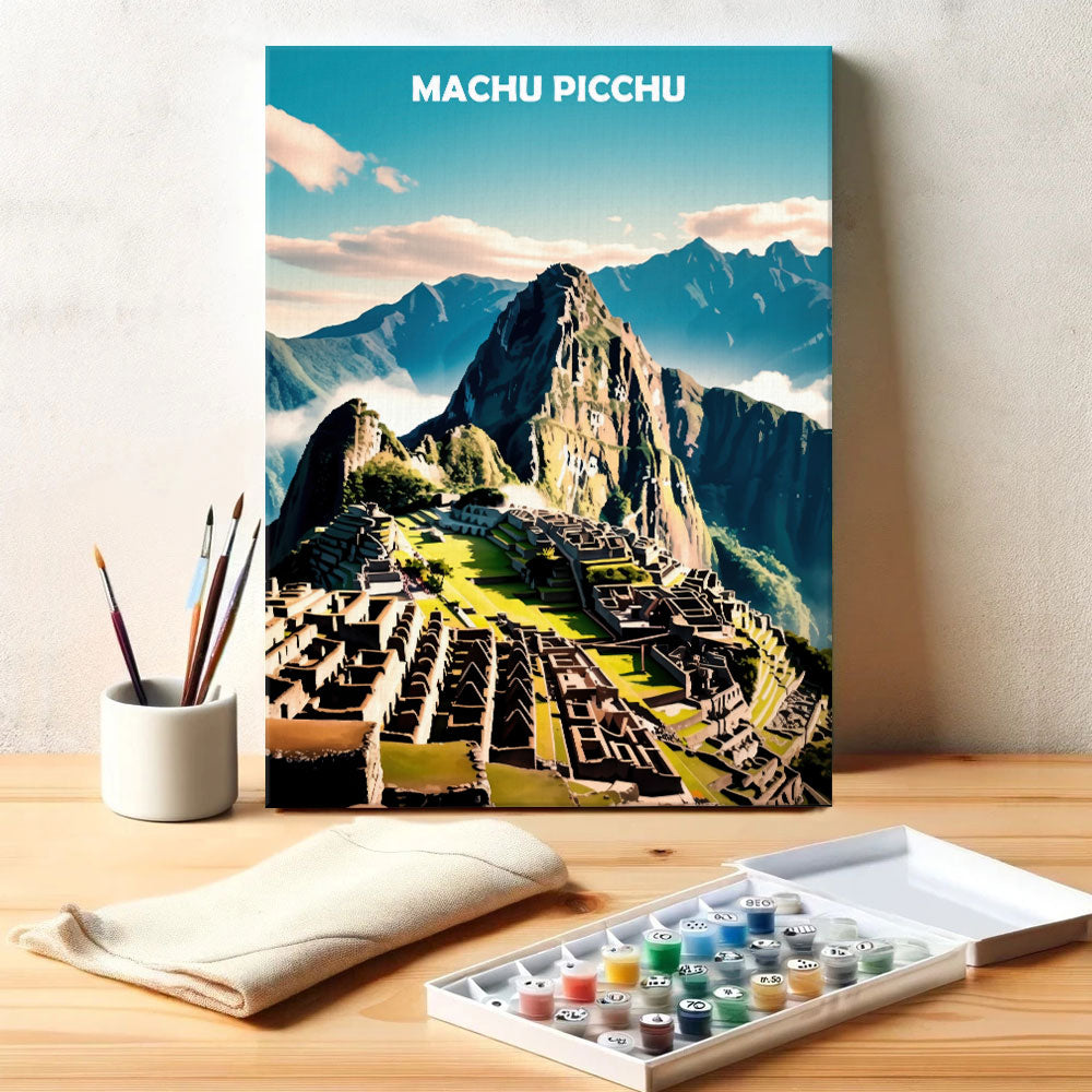 Machu Picchu, Peru - World Heritage | Paint by Numbers Kit