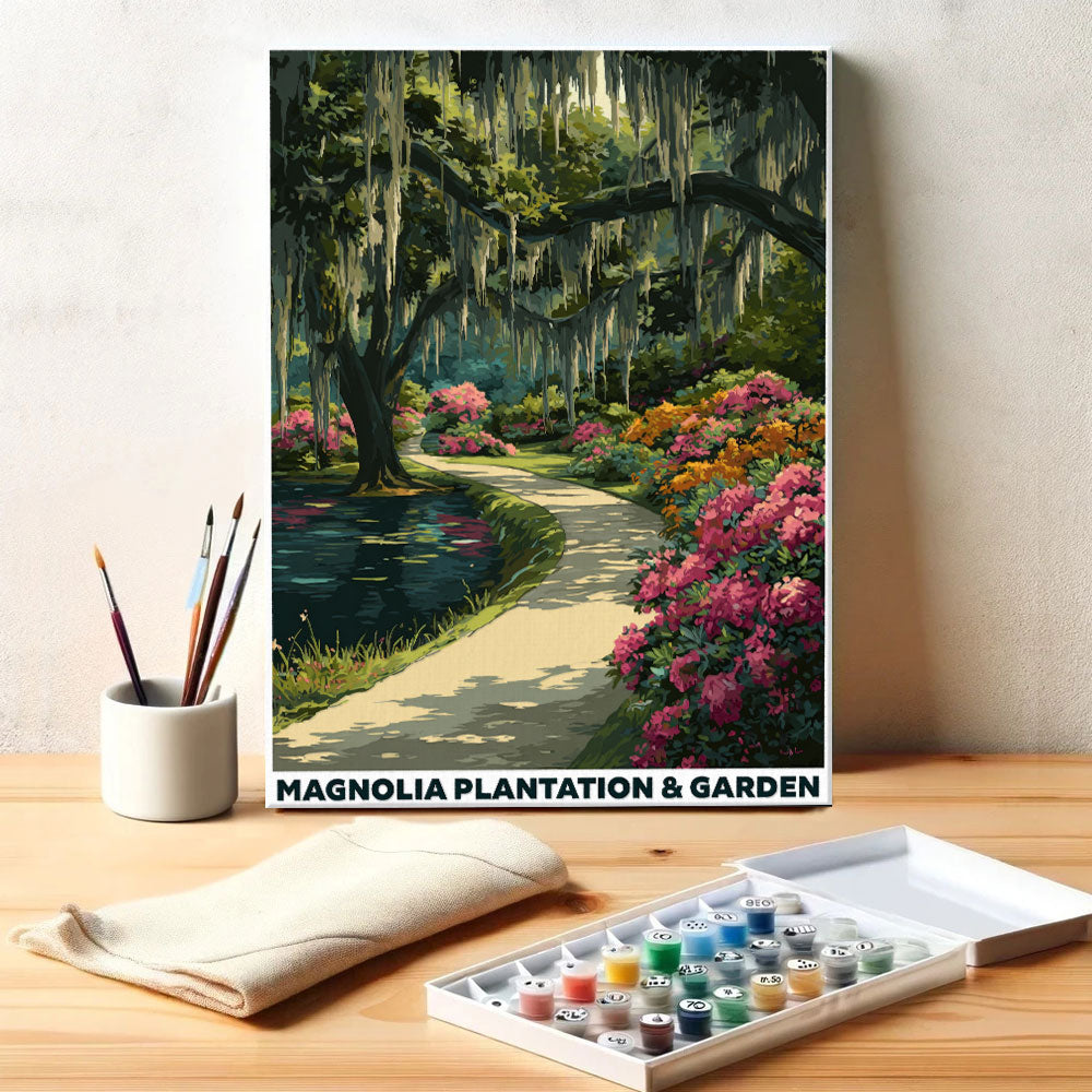 Magnolia Plantation & Garden | Paint by Numbers Kit
