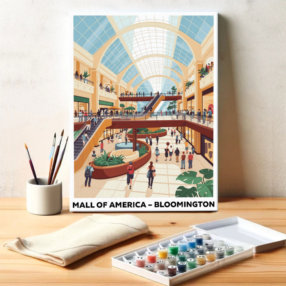 Mall of America, Bloomington | US Landmark | Paint by Numbers Kit