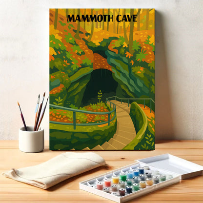 Mammoth Cave National Park Beginner | Paint by Numbers Kit