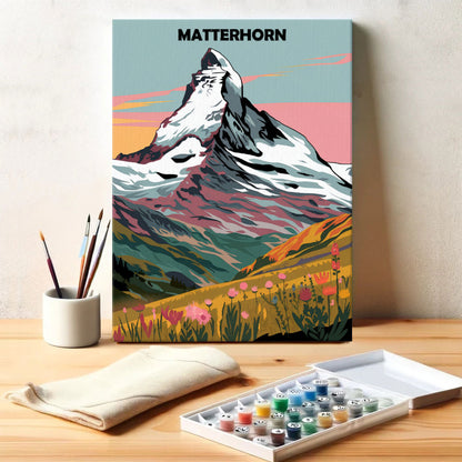 Matterhorn, Switzerland | Paint by Numbers Kit