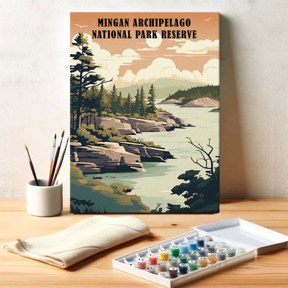 Mingan Archipelago National Park Reserve | Paint by Numbers Kit