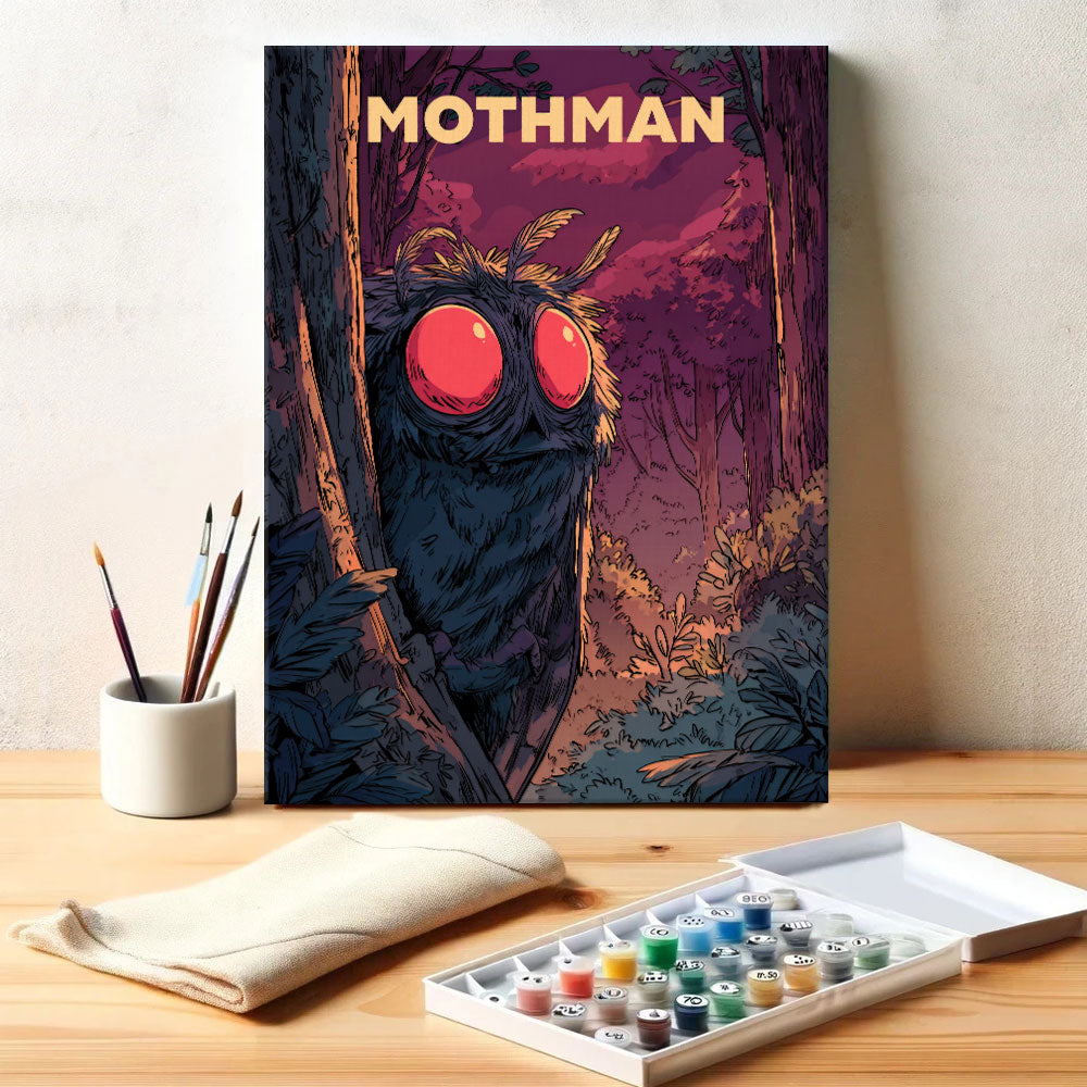 Mothman - American Legends | Paint by Numbers Kit