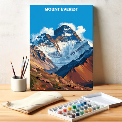 Mount Everest, Nepal/China | Paint by Numbers Kit