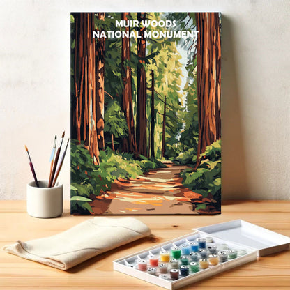 Muir Woods National Monument | Paint by Numbers Kit