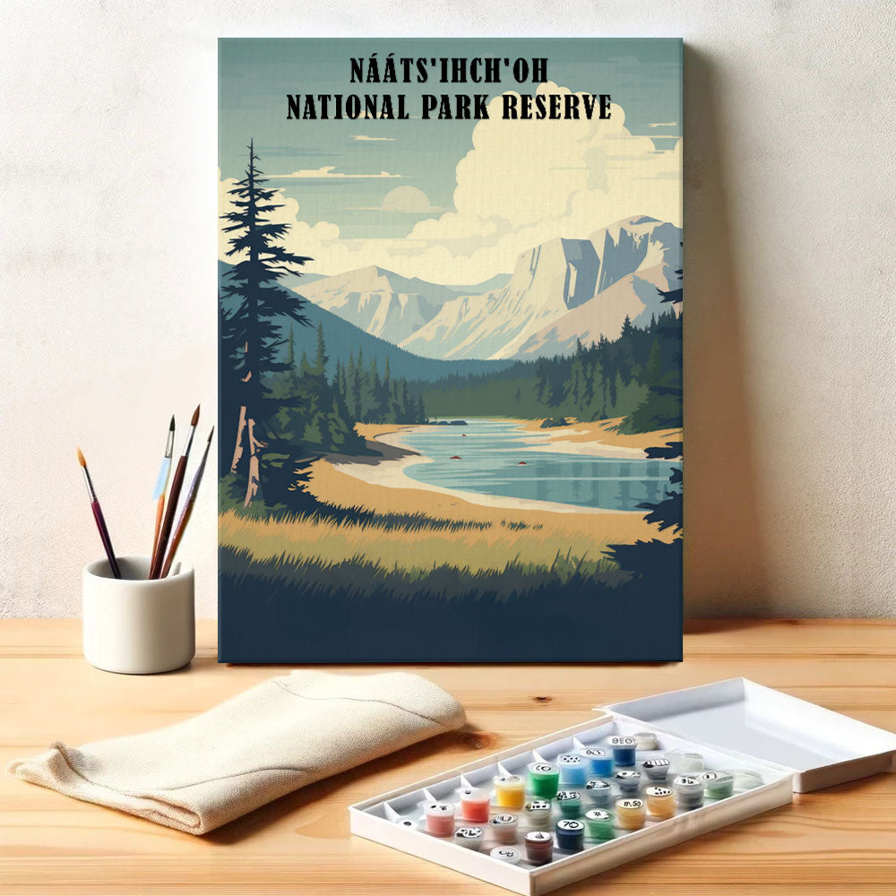 Nááts'ihch'oh National Park Reserve | Paint by Numbers Kit