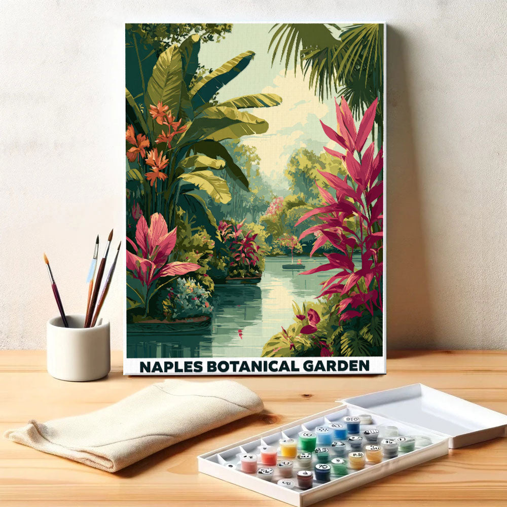 Naples Botanical Garden | Paint by Numbers Kit