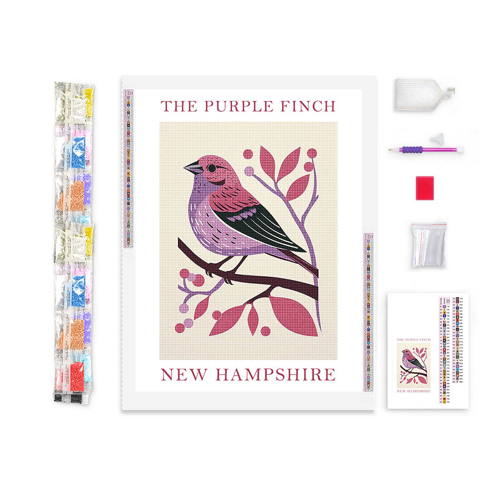 New Hampshire State Bird Diamond Painting