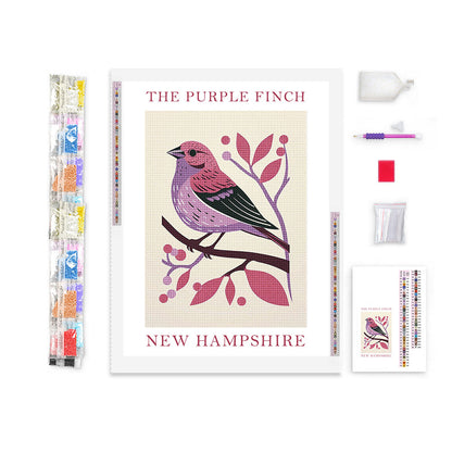 New Hampshire State Bird Diamond Painting