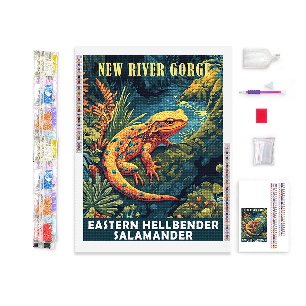 New River Gorge National Park Animal Diamond Painting