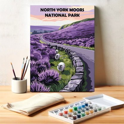 North York Moors UK National Park | Paint by Numbers Kit