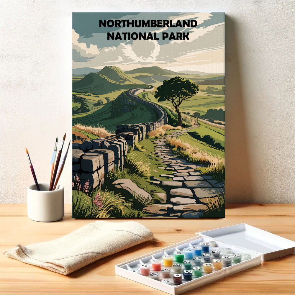Northumberland UK National Park | Paint by Numbers Kit
