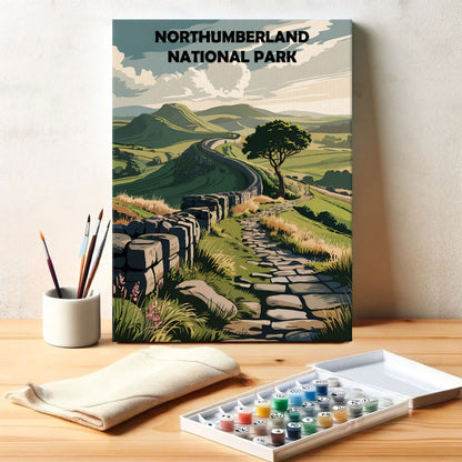 Northumberland UK National Park | Paint by Numbers Kit