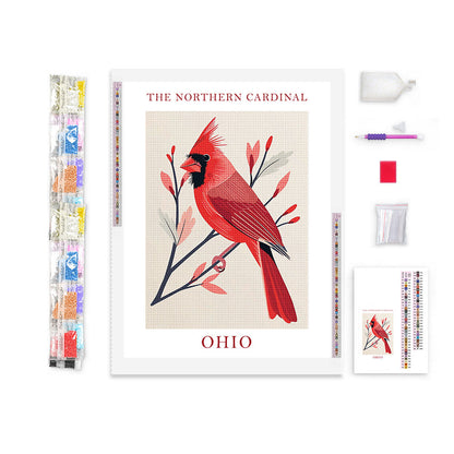 Ohio State Bird Diamond Painting