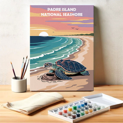 Padre Island National Seashore | Paint by Numbers Kit