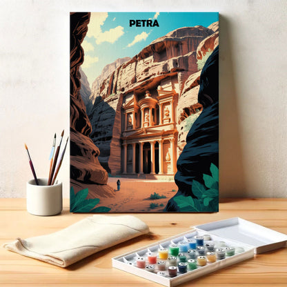 Petra, Jordan - World Heritage | Paint by Numbers Kit