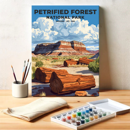 Petrified Forest National Park Heritage Edition | Paint by Numbers Kit