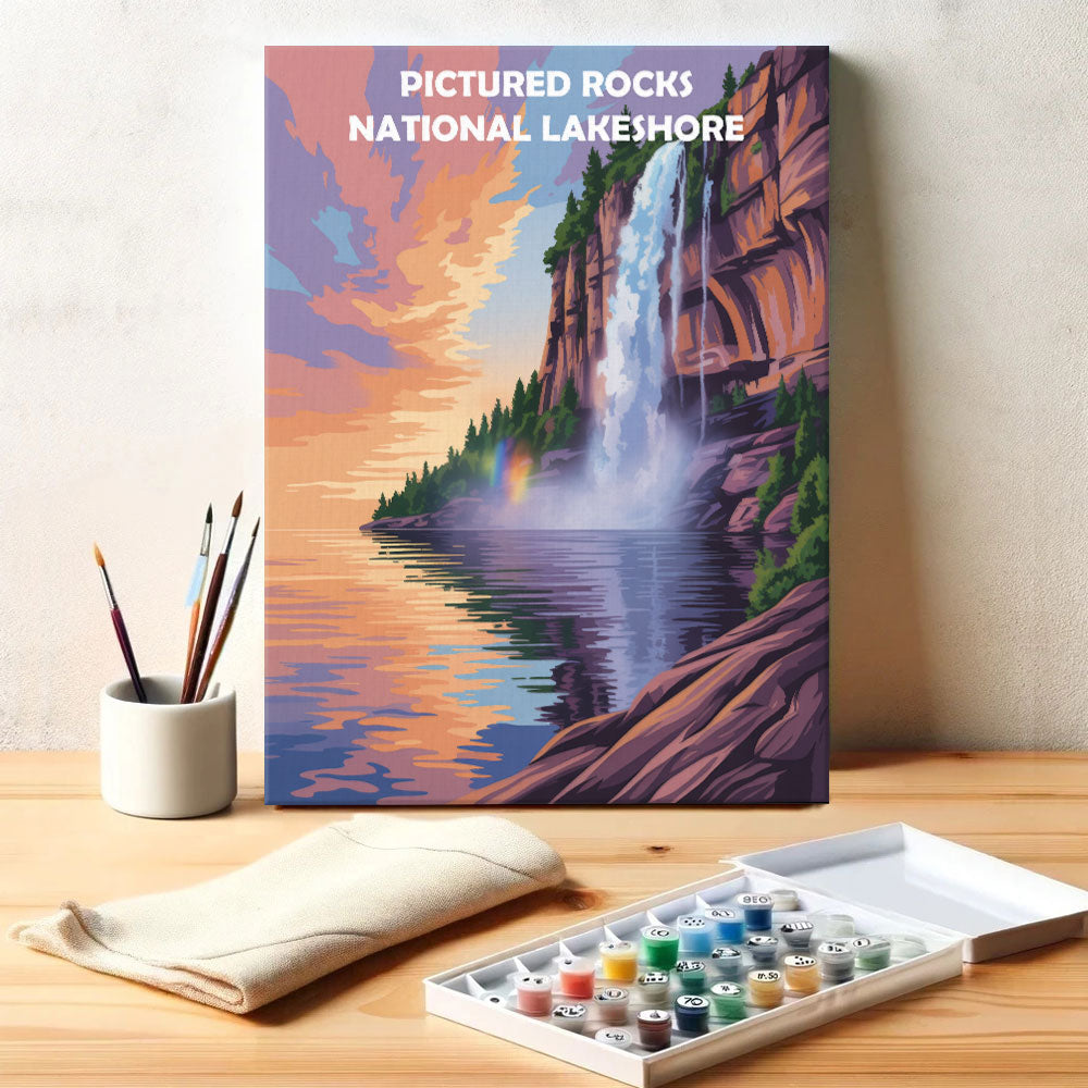 Pictured Rocks National Lakeshore | Paint by Numbers Kit