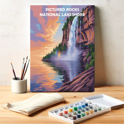 Pictured Rocks National Lakeshore | Paint by Numbers Kit