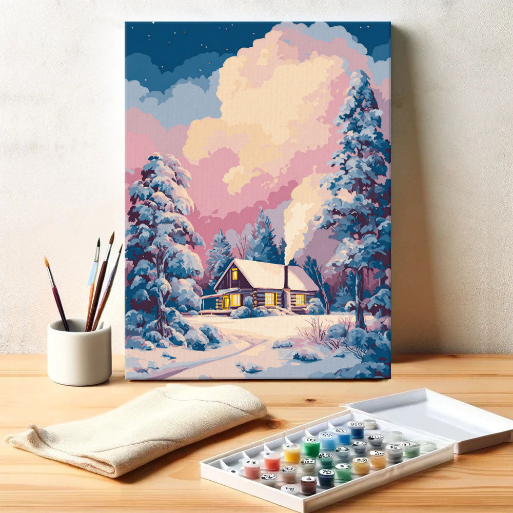 Pink Sky | Paint by Numbers Kit