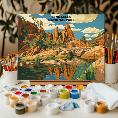Pinnacles National Park - Landscape | Paint by Numbers Kit