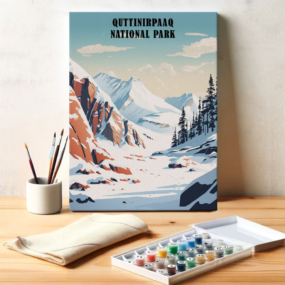 Quttinirpaaq National Park | Paint by Numbers Kit