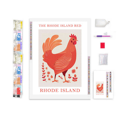 Rhode Island State Bird Diamond Painting