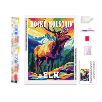 Rocky Mountain National Park Animal Diamond Painting