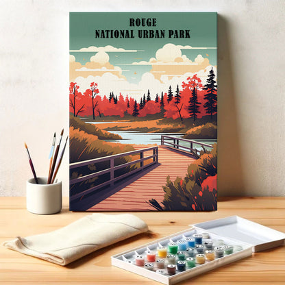 Rouge national urban park | Paint by Numbers Kit