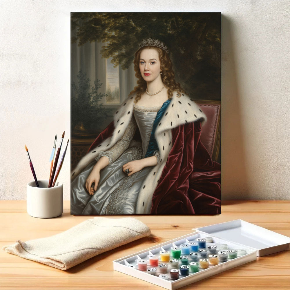 The Winter Queen|Custom Paint by Numbers Kit