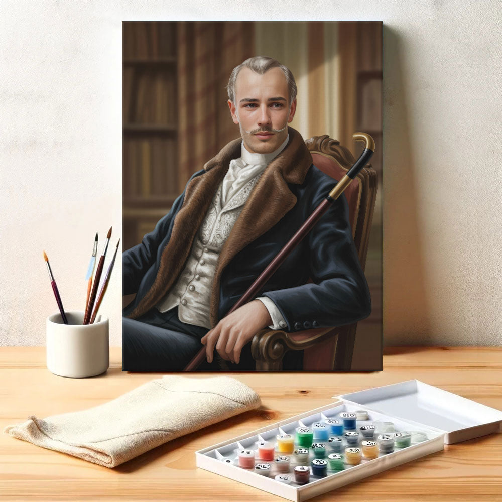 The Nobleman|Custom Paint by Numbers Kit