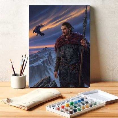 The Viking|Custom Paint by Numbers Kit