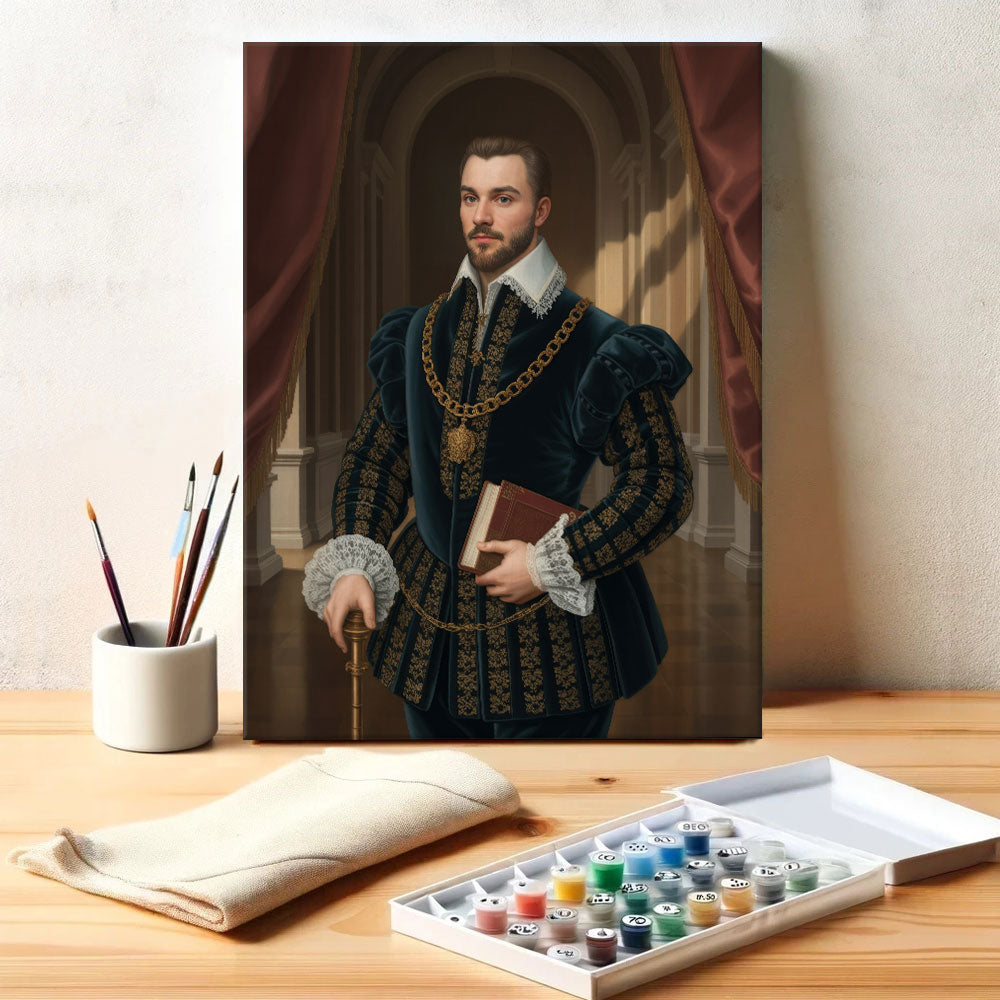 The Aristocrat|Custom Paint by Numbers Kit